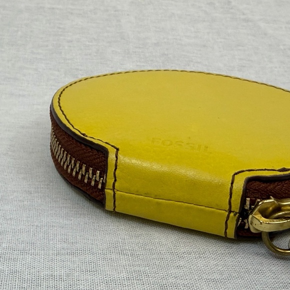 Fossil Yellow Campfire Zip Coin Purse - Picture 4 of 7